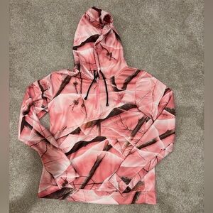 Huntworth Pink Camouflage Women's Hoodie